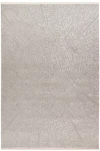Strieborný koberec jemná kôra - 200 x 290 cm , Tkaný, interiérový, bytový, kusový, obdĺžnikový koberec, z polypropylénu, s krátkym vlasom, jednofarebný, minimalistický a moderný štýl