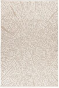 Béžový koberec jemná kôra - 120 x 170 cm , Tkaný, interiérový, bytový, kusový, obdĺžnikový koberec, z polypropylénu, s krátkym vlasom, jednofarebný, minimalistický a moderný štýl