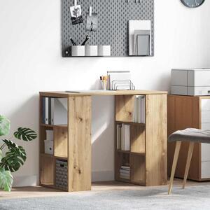 Maison Exclusive – písací stôl z drevovláknitej dosky s povrchovou úpravou imitujúcou orechové drevo, rozmer 90 x 50 x 75 cm
