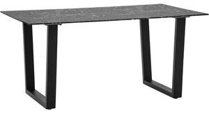 Jedálenský stôl s mramorovým vzhľadom Davidson, 160 x 90 cm