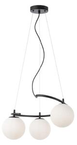 Redo 01-2716 - Luster na lanku VOLLEY 3xE14/28W/230V čierna