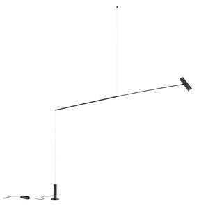 Redo 01-2695 - LED Stmievateľná stojacia lampa PICAS LED/12W/230V čierna