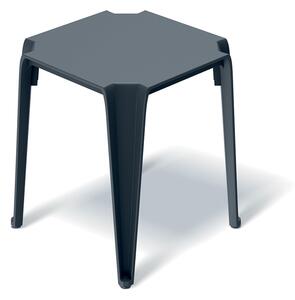 Prosperplast Záhradný odkladací stolík Lotties 39,6x39,6x46,5 cm grafitový