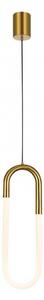 Redo 01-3183 - LED Luster na lanku LATIUM LED/9W/230V mosadz