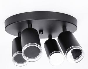 Brilagi - Kúpeľňové bodové svietidlo SELE AQUA 4xGU10/30W/230V IP44 čierna