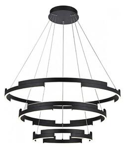 Redo 01-3182 - LED Stmievateľný luster na lanku CASTLE LED/80W/230V čierna