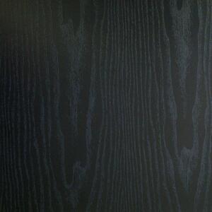 Samolepiace fólie černé drevo, na renováciu dverí, rozmer 90 cm x 2,1 m, GEKKOFIX 3055579, samolepiace tapety
