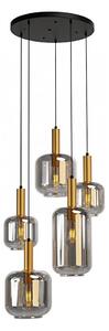 Redo 01-3214 - Luster na lanku BRINA 5xE27/23W/230V