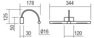 Redo 01-3465 - LED Obrazové svietidlo KENDO LED/6W/230V 34,4 cm CRI 92 čierna