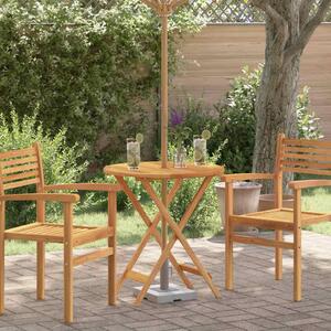 Maison Exclusive – sklopný záhradný stôl Ø 60 x 75 cm z masívneho eukalyptového dreva