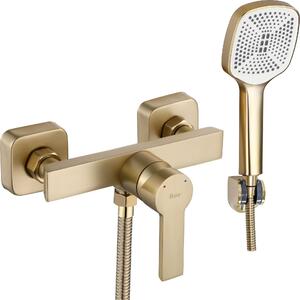 Sprchová batéria Rea ARGUS Brushed Gold + runá hlavica