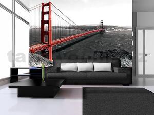 Vliesové fototapety, rozmer 312 x 219 cm, Golden Gate Bridge, IMPOL TRADE 154VE