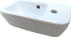 Umývátko s otvorem Optiline Europa Hygplus Pravé 37 x 22 cm