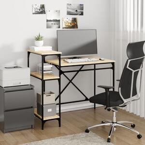 Maison Exclusive - písací stôl s policou Sonoma dub 105x50x90 cm drevený materiál