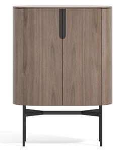 LivinHill Komoda Silario 95 cm ořech/mramor