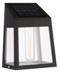 Solárna záhradná lampa LED, priemyselná žiarovka, 9,3 x 6,6 x 13 cm