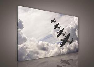 Obraz na plátne, rozmer 100 x 75 cm, lietadlá, IMPOL TRADE PP215O1