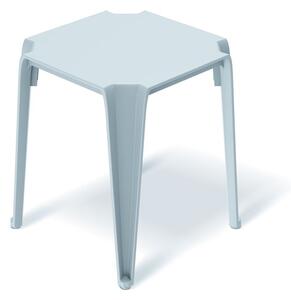 Prosperplast Záhradný odkladací stolík LOTTIES 39,6x39,6x46,5 cm svetlosivý