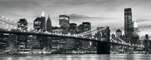 Vliesové fototapety, rozmer 250 x 104 cm, Brooklyn Bridge NY, IMPOL TRADE 011VEP