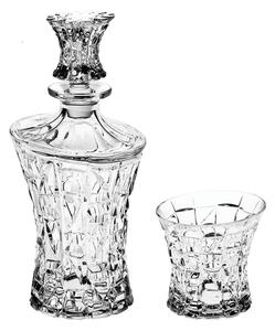 Bohemia Crystal Whisky set Patriot 99999/47610/607 (1 karafa + 6 pohárov)