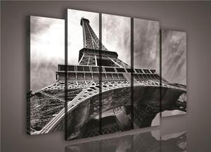 Obraz na plátne, rozmer 150 x 100 cm, Eiffelova veža, IMPOL TRADE 1120S12