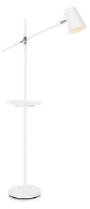 Markslöjd 107308 - Stojacia lampa s USB LINEAR 1xE14/40W/230V