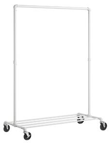 SONGMICS Pojízdný stojan na oblečení Clair 100 cm bílý