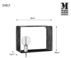 Markslöjd 107814 - Nástenné svietidlo SHELF 1xE27/60W/230V
