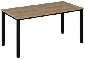 PÍSACÍ STÔL, čierna, dub artisan, 160/76/80 cm Voleo - Kancelárske stoly