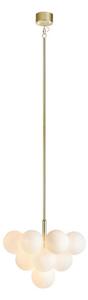 Markslöjd 107903 - Luster na tyči MERLOT 13xG9/20W/230V priemer 56 cm biela/zlatá
