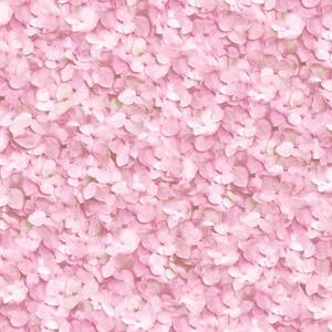 Vliesové tapety na stenu Faux Semblant L11913, hortenzia ružová, rozmer 10,05 m x 0,53 m, UGEPA