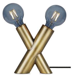 Markslöjd 108053 - Stolná lampa SIMUL 1xE27/40W + 1xE14/40W/230V zlatá