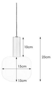Markslöjd 108123 - Luster na lanku SOBER 1xE14/40W/230V mosadz