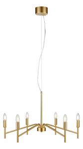 Markslöjd 108210 - Luster na lanku MONARCH 6xE14/18W/230V zlatá