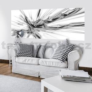 Vliesové fototapety, rozmer 250 x 104 cm, abstrakcie čierno-biela, IMPOL TRADE 3540 VEP