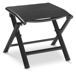 Livarno home Hliníková skladacia stolička Houston, čierna/antracitová (100371199)