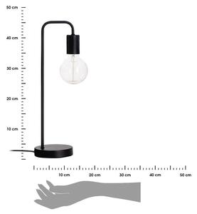 DekorStyle Stolná lampa Keli čierna 45 cm