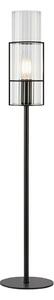 Markslöjd 108556 - Stolná lampa TUBO 1xE14/40W/230V 65 cm čierna/číra