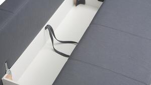 Jednolôžková posteľ 90 cm Iweta P (grafit + biela matná + dub artisan) (s roštom a matracom). Vlastná spoľahlivá doprava až k Vám domov. 1051765