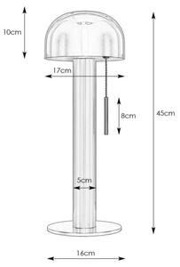 Markslöjd 108576 - Stolná lampa COSTA 2xG9/18W/230V čierna/zlatá