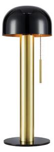 Markslöjd 108576 - Stolná lampa COSTA 2xG9/18W/230V čierna/zlatá