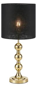 Markslöjd 108574 - Stolná lampa OCTO 1xE27/40W/230V čierna/zlatá