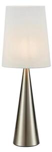 Markslöjd 108624 - Stolná lampa CONUS 1xE14/40W/230V biela/matný chróm