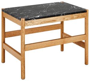 KONFERENČNÝ STOLÍK, čierna, drevo, kameň, 60/42/40 cm MID.YOU - Stolíky do obývačky, Online Only