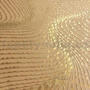 Vliesové tapety, skrutkovica zlatá, La Veneziana 3 57906, MARBURG, rozmer 10,05 m x 0,53 m