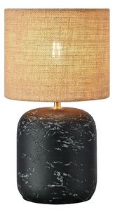 Markslöjd 108683 - Stolná lampa MONTAGNA 1xE14/40W/230V 32 cm béžová/čierna