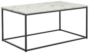 KONFERENČNÝ STOLÍK, čierna, biela, kov, kompozitné drevo, 100/60/45 cm MID.YOU - Stolíky do obývačky, Online Only