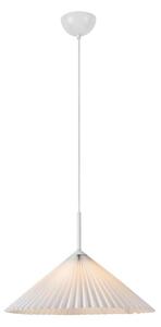 Markslöjd 108711 - Luster na lanku PLISADO 1xE27/40W/230V pr. 50 cm biela