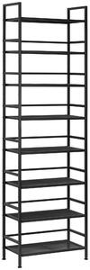 REGÁL NA TOPÁNKY, čierna, 59/196/30 cm PBJ - Online Only drobný nábytok, Online Only