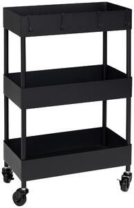 SERVÍROVACÍ VOZÍK, čierna, 40/64/22 cm PBJ - Barový nábytok, Online Only